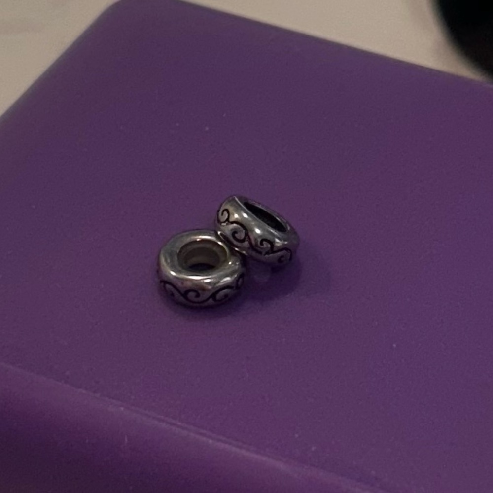 Silver Bead Charm Spacer